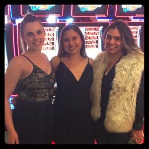 Mini black dress